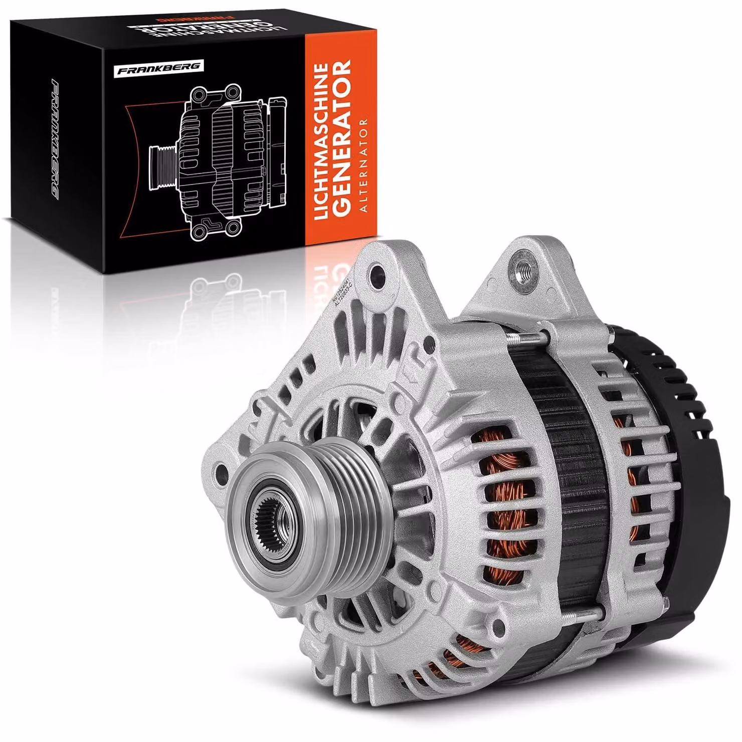 Alternatore per luci - Motore diesel V6 da 3.0L, turbocompresso - 180 Ampere - 12 Volt - Puleggia con 6 scanalature