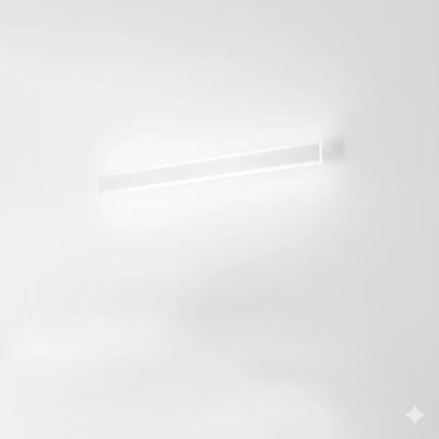 Applique Moderna Kante Perenz Illumina in Metallo e Acrilico Bianco con LED da 24W, Dimmerabile e con Regolazione CCT – 1