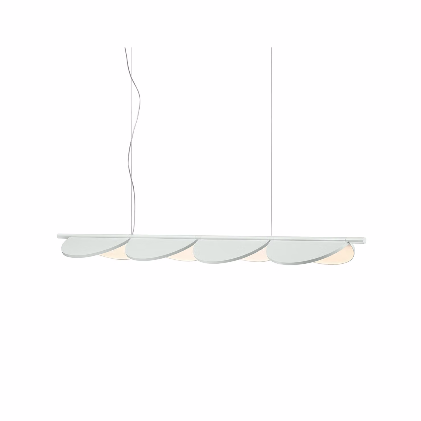 Flos - Almendra Linear - Lampada a sospensione - Bianco