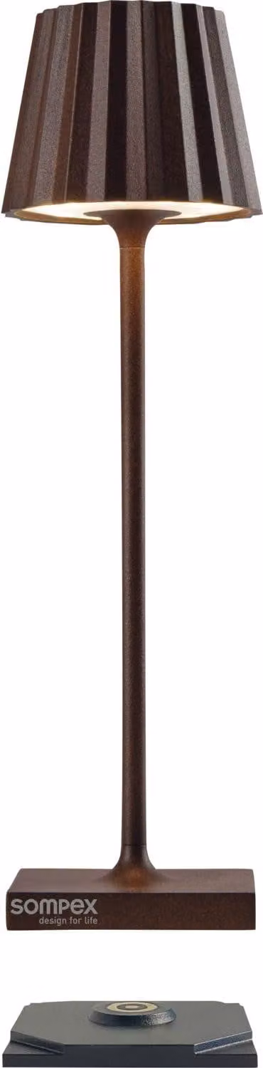 Lampada da tavolo SOMPEX Troll Nano, altezza: 210 mm, ruggine