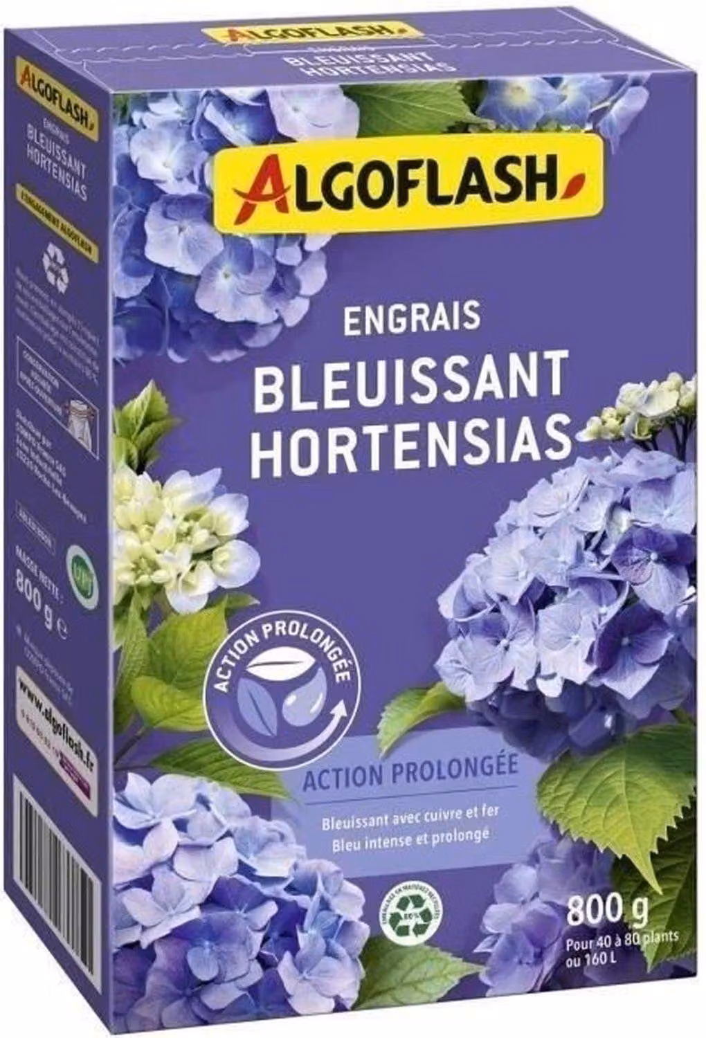 Concime per piante Algoflash ABLEUI800N Ortensia 800 g