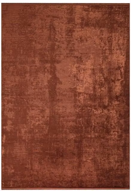 Tappeto antiscivolo vintage bambù colore arancione tabacco 160x230