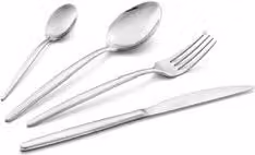 Set di posate da tavola Eme DAY in acciaio inox 18/0 color argento lucido, 24 pezzi