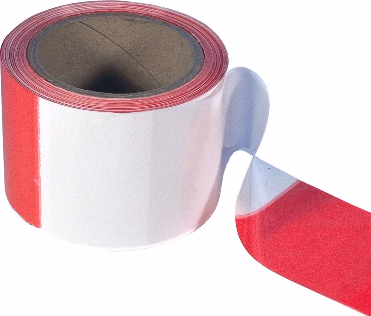 Nastro barriera rosso/bianco 80mmx250m ad anello
