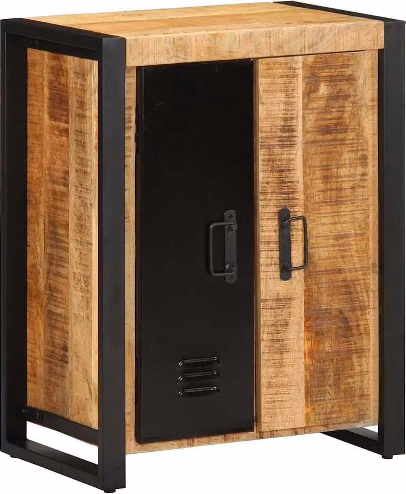 Credenza 55x35x70 cm Legno di mango grezzo
