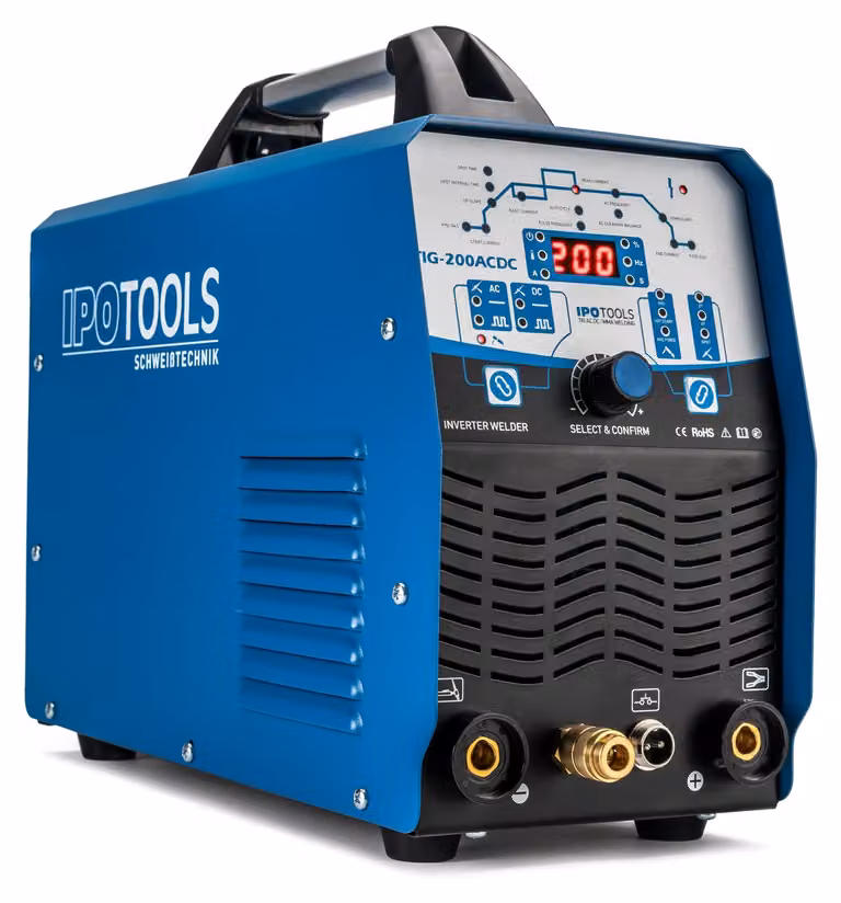 Saldatrice TIG 200 Ampere AC/DC - Tecnologia inverter e controllo digitale