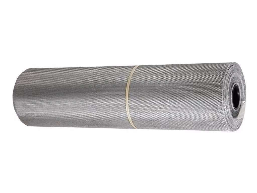 Tela zanzariera in alluminio TIE color argento, maglia 18x14, Altezza: 100 cm, rotolo da 30 m – 2