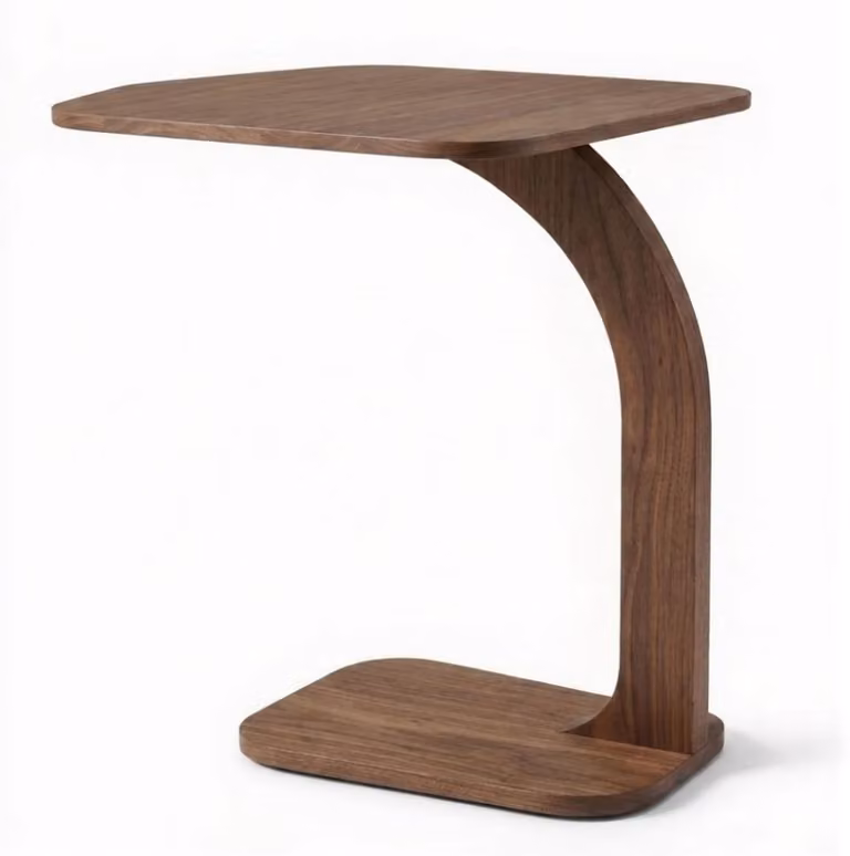 Beistelltisch braun Armlehnen modern elegant Wohnzimmer komfortabel