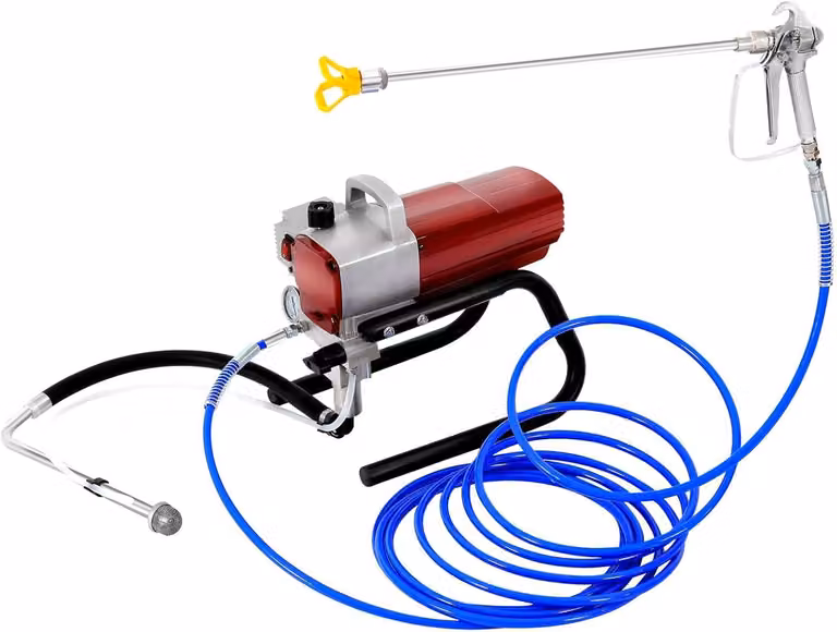 Sistema di verniciatura ad alta pressione - Macchina per verniciatura a spruzzo - Pistola a spruzzo - Pistola per verniciatura delle pareti - Spruzzatore ad alta pressione - Motore da 1800 W