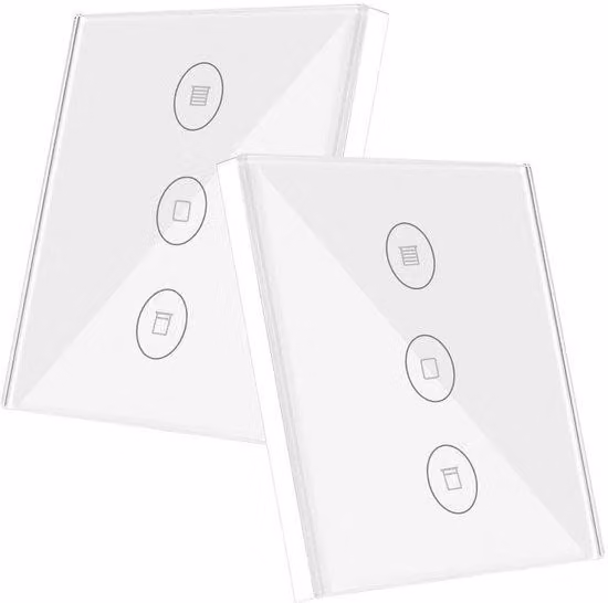 Centralina smart per avvolgibili, dimensioni 86 x 86 mm, con Wi-Fi - Compatibile con Alexa e Google Home