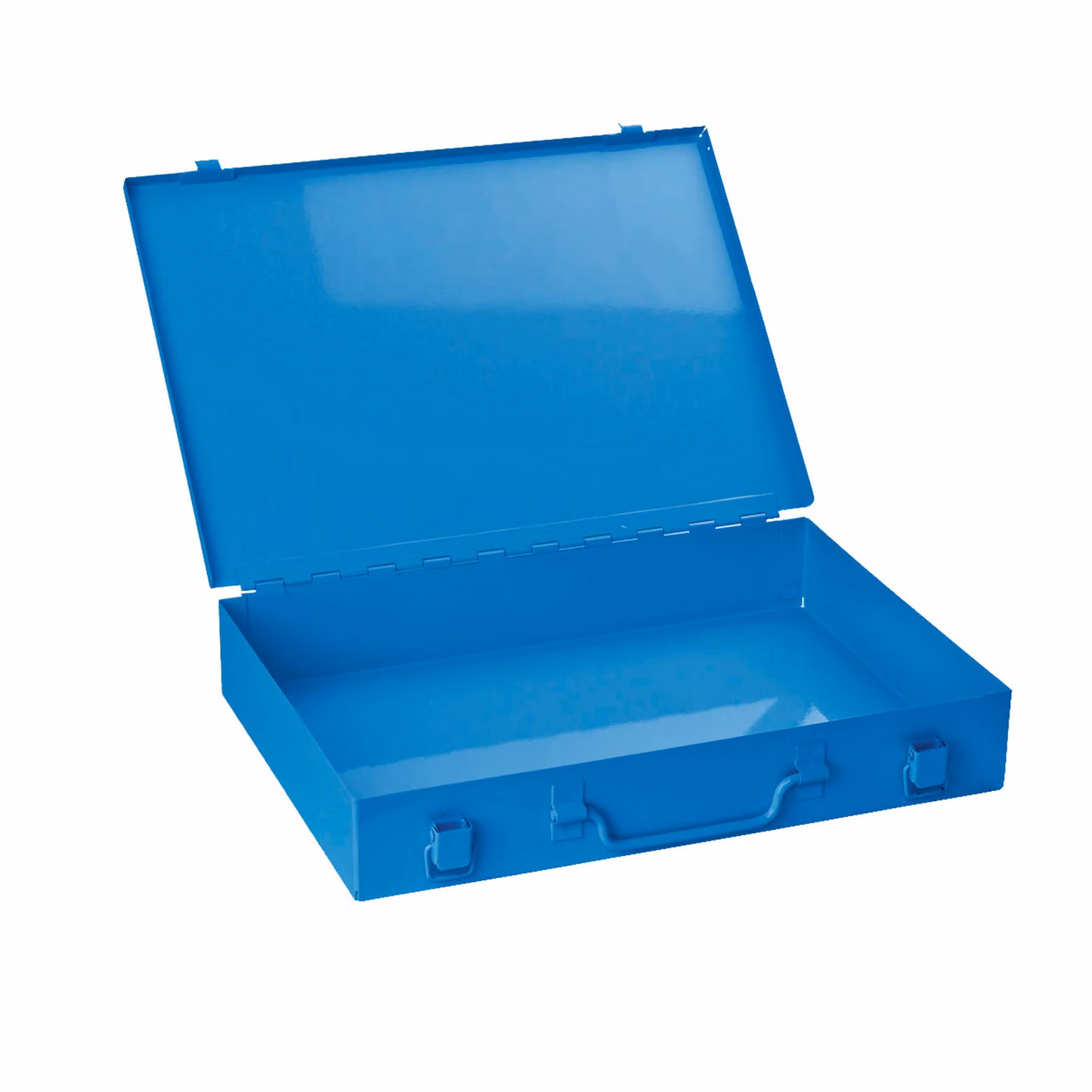 Scatola in lamiera d'acciaio ADB senza inserto, blu