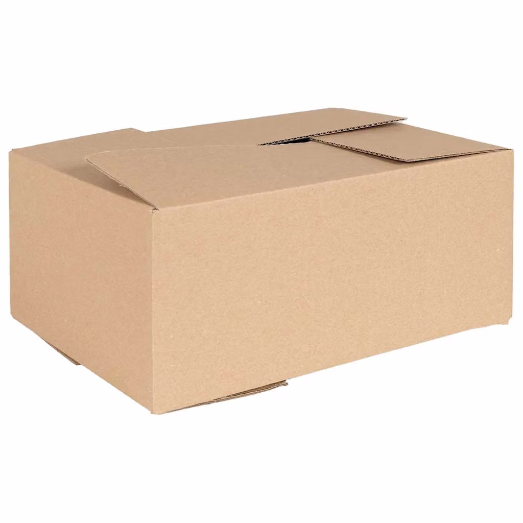 Set di 50 scatole pieghevoli vidaXL in cartone color beige, L: 35 cm, P: 24 cm, H: 15 cm