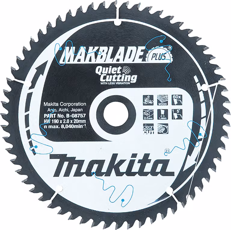 Lama circolare Makita, MAKBLADE PLUS 350 x 30 mm - 100 denti