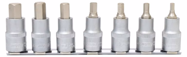 KS TOOLS Set di bussole da 1/2" esagonali corte 7 pz. - 911.1320