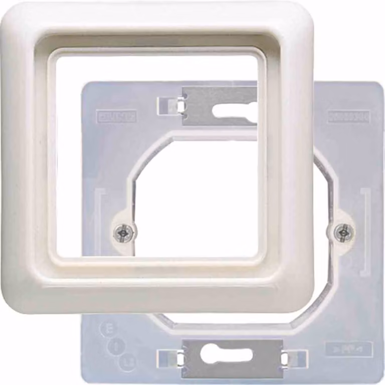 Telaio Jung a 1 flangia compl. con flangia CD 681 WU WW