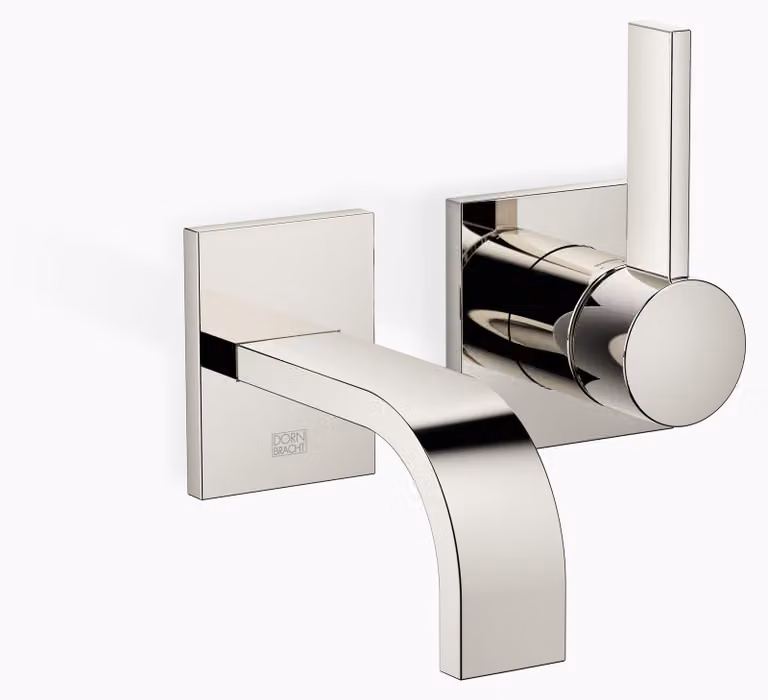 Dornbracht MEM Mitigeur monocommandé mural pour lavabos sans vidage, saillie 125mm, 36867782-08, 36867782-08
