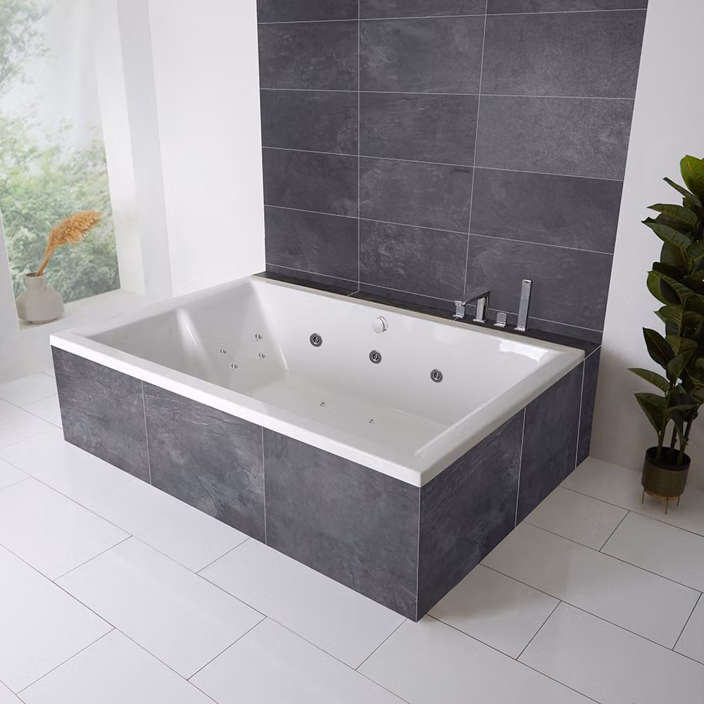 Vasca da Bagno da Incasso - 1800mm x 1200mm - Scelta di Idrogetti- Serene