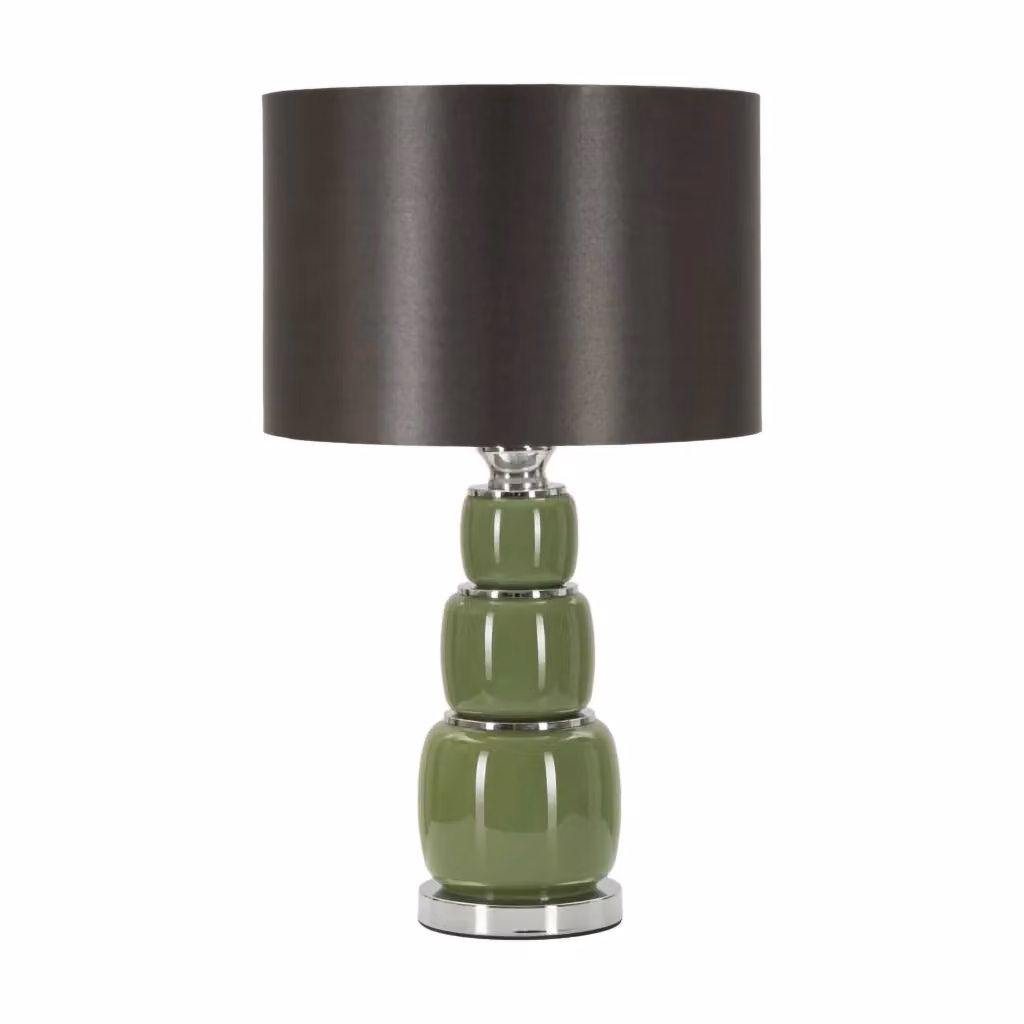 Lampada da tavolo Castino DMORA, luce da scrivania moderna in bianco e grigio, L/P/H: 33 x 33 x 57 cm – 2