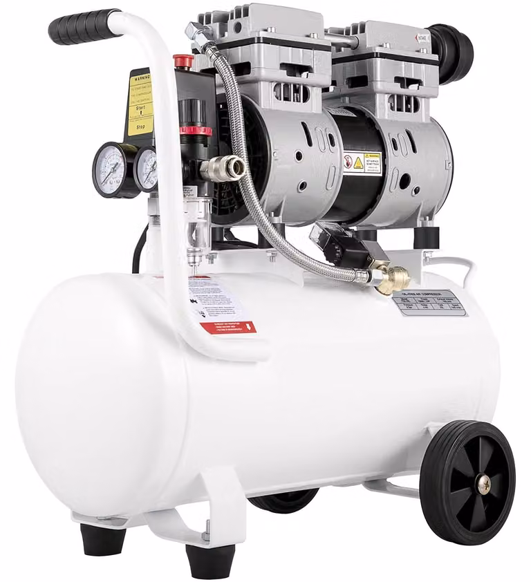 compressore - compressore d'aria - compressore - compressore silenzioso - 50 litri - 1 cavallo vapore - 750W