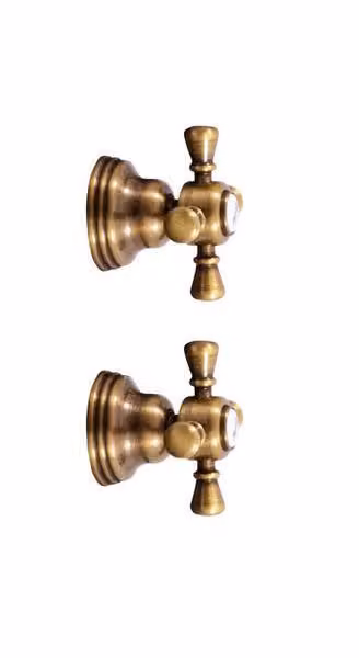 Slezák-RAV Miscelatore per doccia Slezák RAV Morava Retro MK383SM ottone vecchio Colore: ottone vecchio