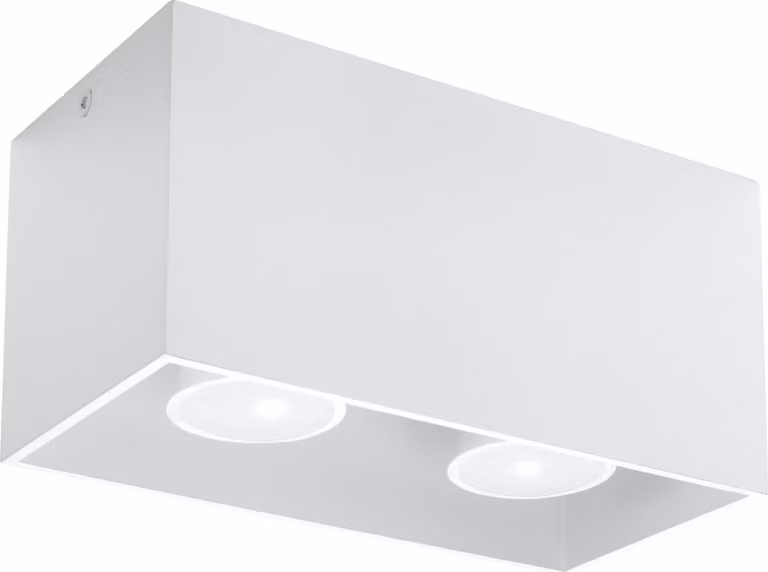 PLAFON DELTA 2 bianco ALU Lampada da soffitto dimmerabile