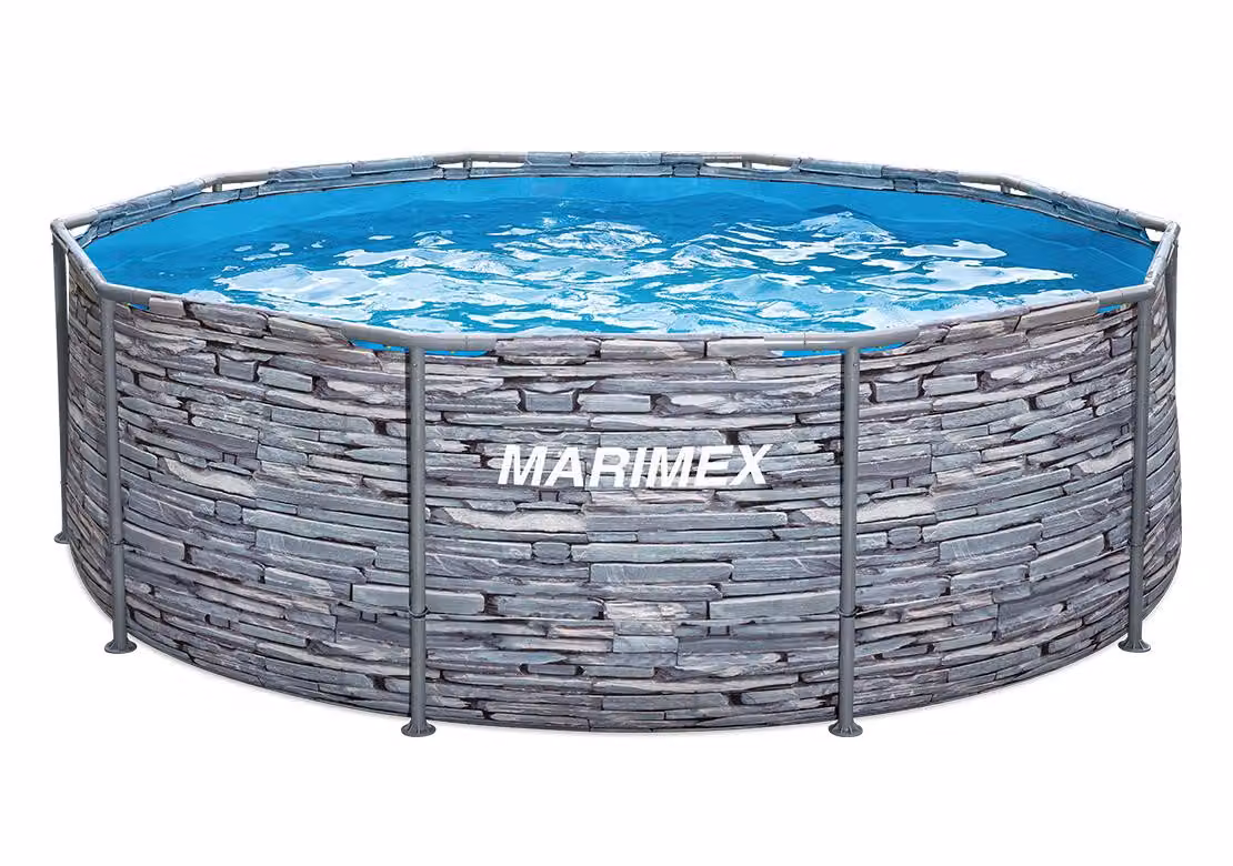 Piscina fuori terra Florida Pool 366 x 99 cm senza accessori - effetto pietra