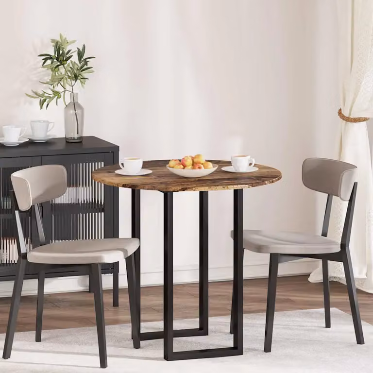 Piano del tavolo rotondo vidaXL in legno ingegnerizzato marrone, Ø 80 cm, Spessore: 1,5 cm