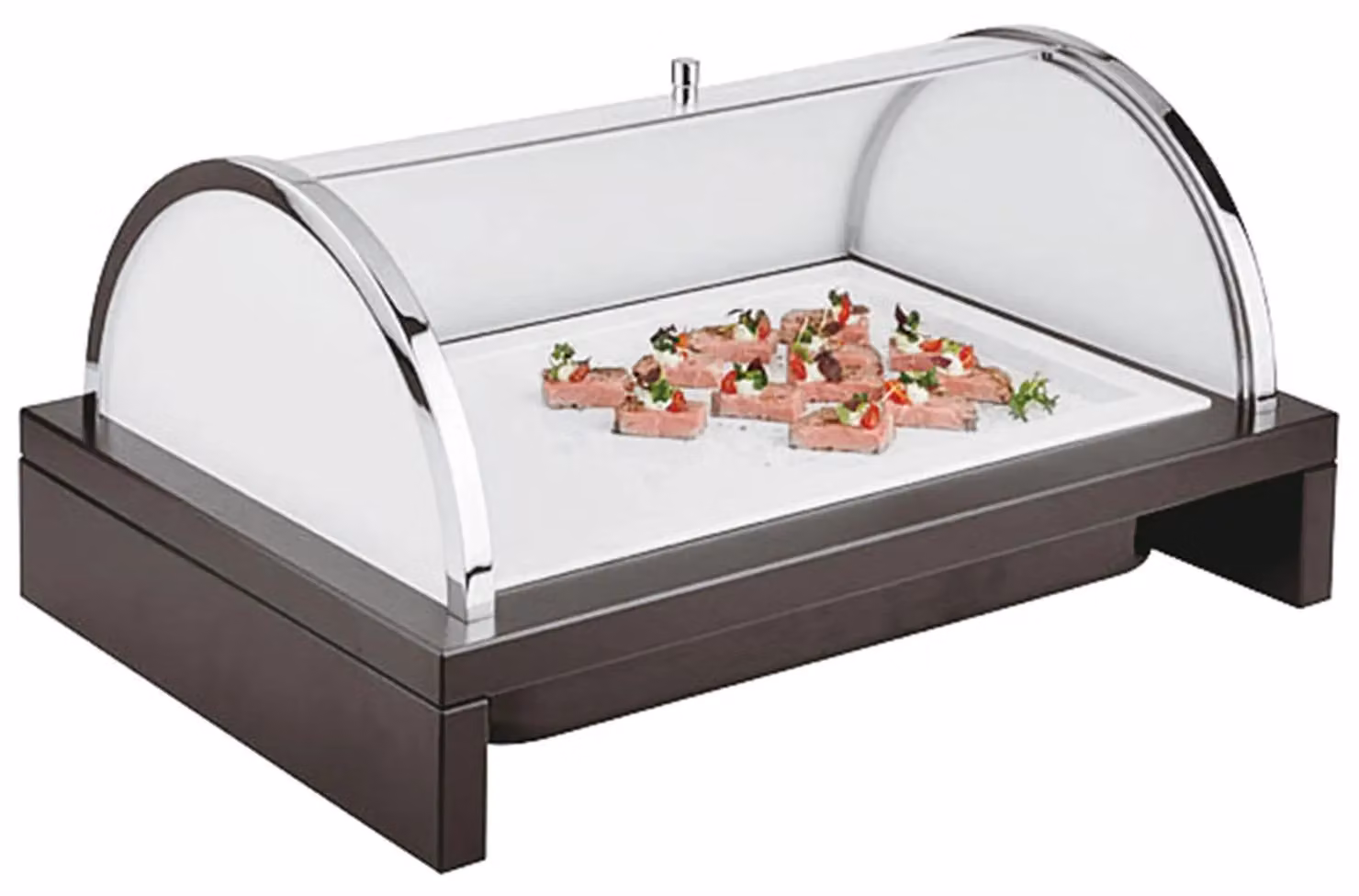 Vetrina Refrigerata Cm 63,5x42,5 H31 Acrilico, Wengè