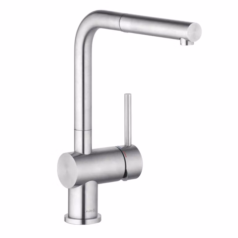Miscelatore Kludi L STEEL SP-EH con bocca estraibile, 1 pz.