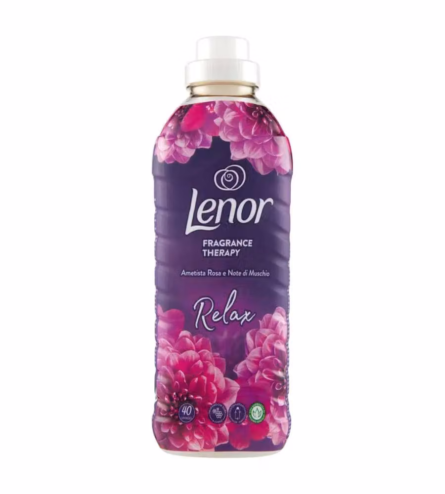 Lenor Ammorbidente Lavatrice Concentrato, Ametista Rosa e Note di Muschio, 40 Lavaggi 840 ml