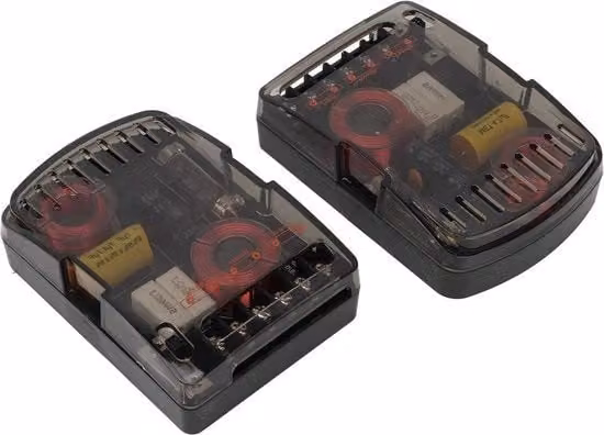 Set di 2 Amplificatori Universali ad Alte Prestazioni per Altoparlanti 12V da 160W, Colore Nero