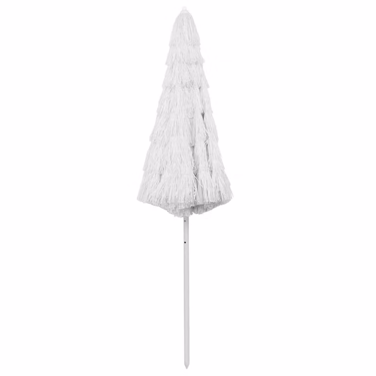 vidaXL Ombrellone Hawaii bianco 300 cm