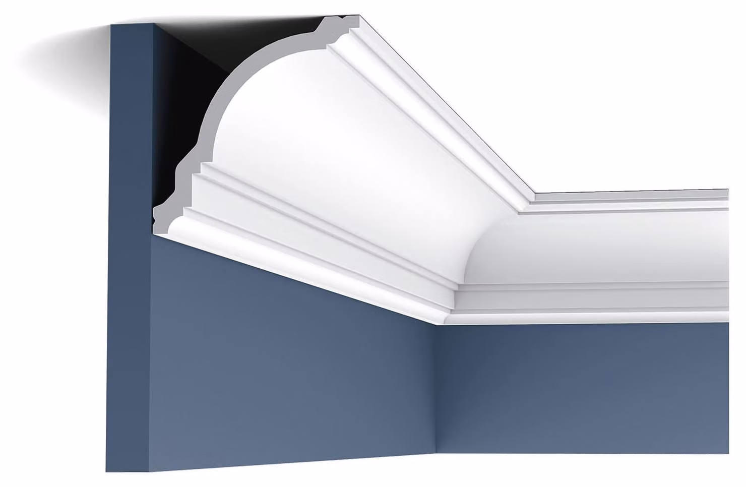 Orac Decor Cx106 Axxent profilo a stucco modanatura elemento decorativo modanatura angolare modanatura a parete modanatura a soffitto | 2 metri