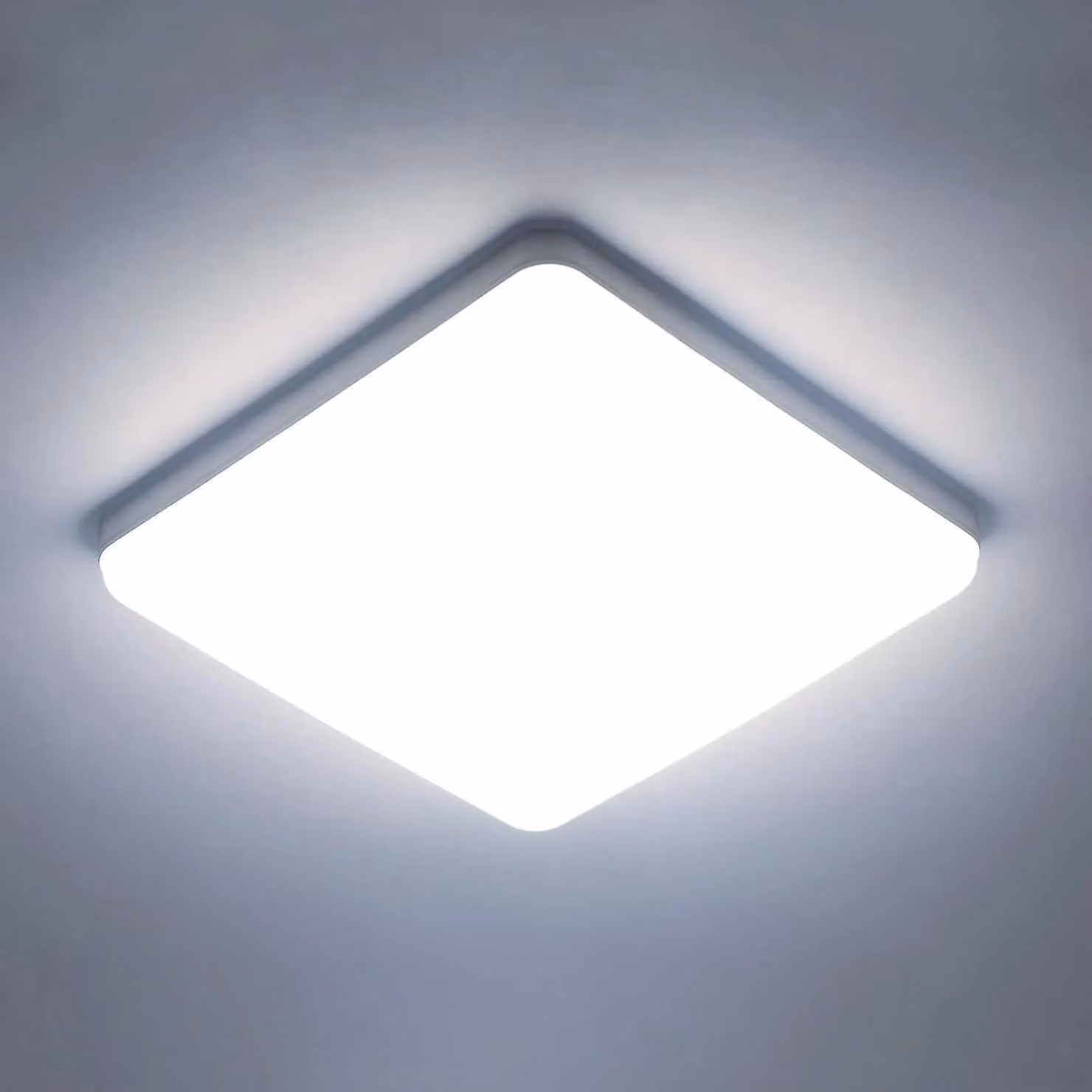 Pannello LED - Modello A5757 - Quadrato - Ultrapiatto - 36 W - Bianco freddo - Non dimmerabile - Bianco