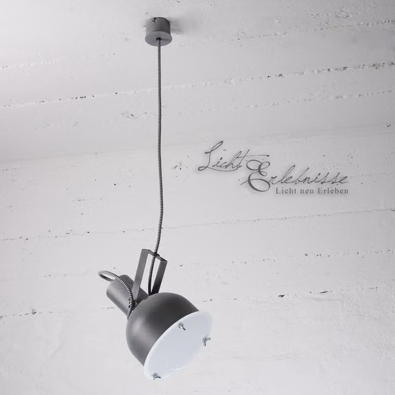 Lampada a sospensione VintageIndustrial "Industriale" in zinco metallo vetro a sospensione soggiorno tavolo da pranzo