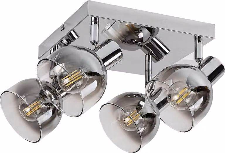 Faretto da soffitto cromo / vetro fumé E14 4x40W Tarien 3250 Rabalux
