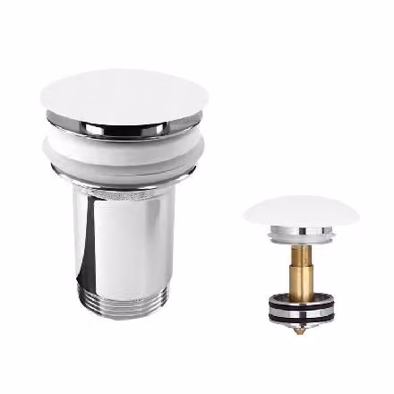 Mereo Set di scarico - Scarico chiudibile, con filtro, ClickClack, cromato CH03VB