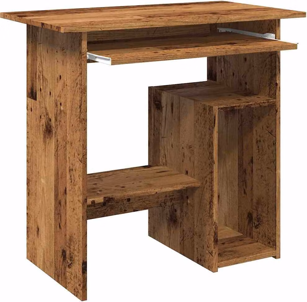 Scrivania Legno Antico 80x45x74 cm in Legno Multistrato