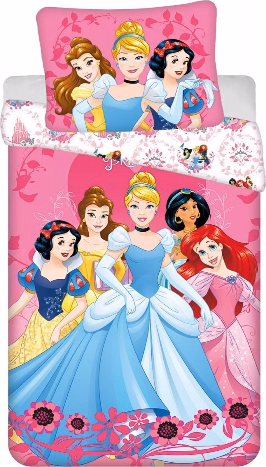Biancheria da letto Disney Princess Heart 140×200 cm, 70×90 cm