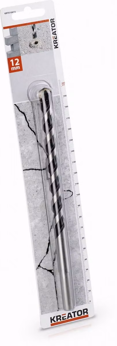 KREATOR KRT010415 - Trapano per calcestruzzo 12x200 mm
