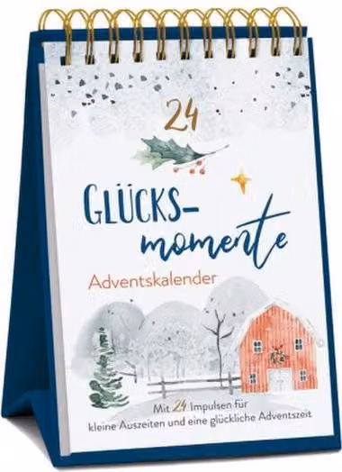 Calendario dell'Avvento da tavolo "24 momenti di felicità"