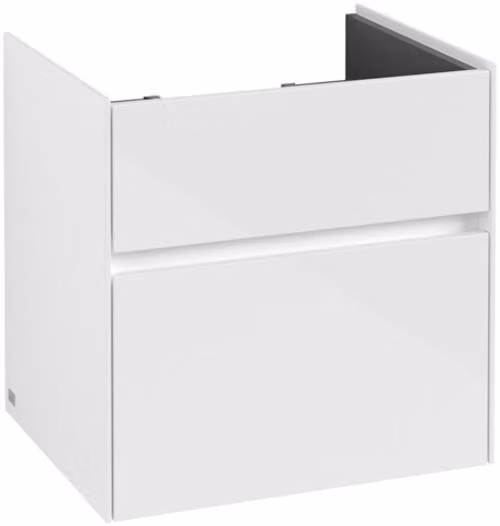 Villeroy & Boch Collaro Meuble sous-lavabo, 2 tiroirs, lavabo au centre, 554x546x444mm, C00800DH, C00800DH