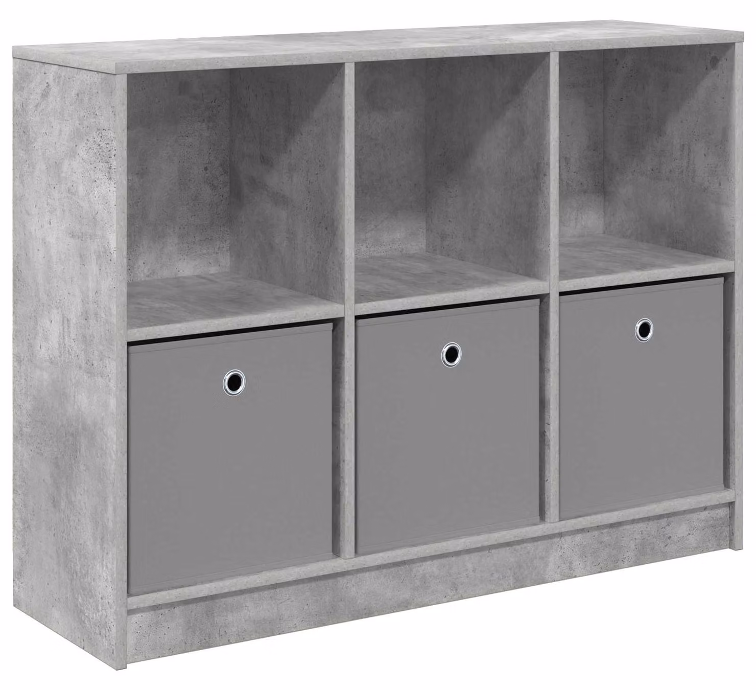 Credenza con cassetto Grigio cemento 102 x 32 x 73,5 cm
