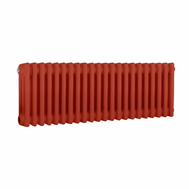 Radiatore Orizzontale a Colonne (3 Colonne) 300mm x 1010mm - Rosso (Siamese Rosso) - Regent