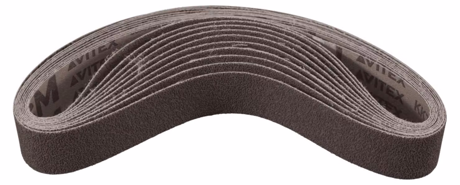 PFERD TOOLS Nastro abrasivo a grana compatta BA 40x760 mm A400 CK per la levigatura fine con levigatrice a nastro per tubi