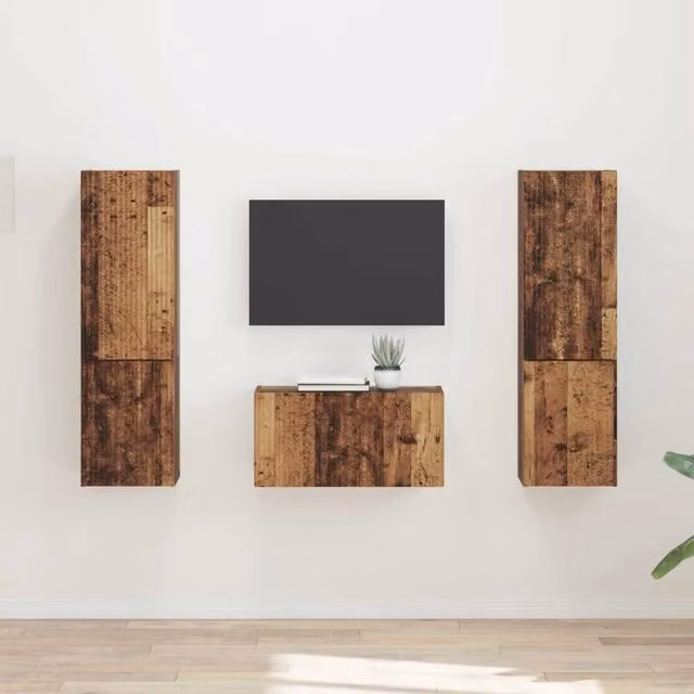 Set mobile TV 5 pz Legno vecchio Legno ingegnerizzato 3409103