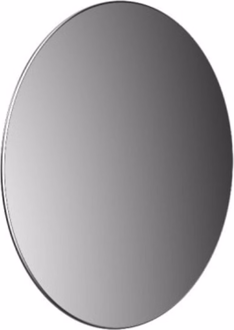 emco puree miroir adhésif, diamètre 153 mm, sans cadre, grossissement 7x, chrome, 109400003, 109400003