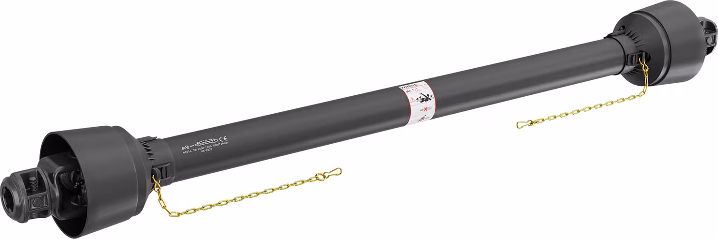 Albero cardanico T6 1200-1320mm 830Nm 540rpm, albero cardanico, 74kW (100hp), 2x 1 3/8" 6 denti