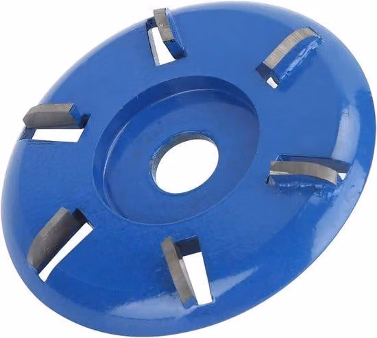 Disco per la lavorazione del legno per motosega a 6 denti con lama curva