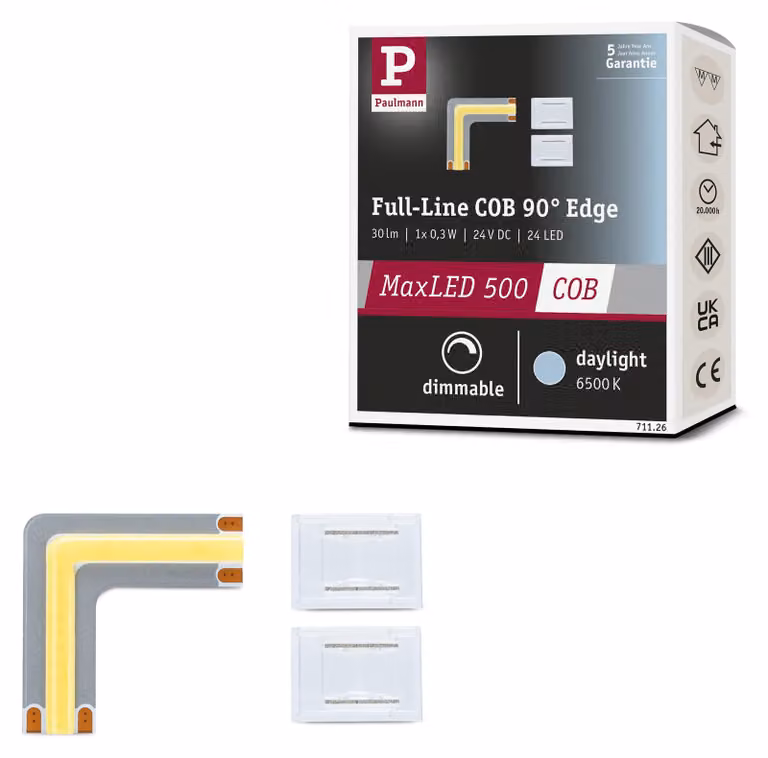 Paulmann MaxLED 500: striscia LED COB a linea continua